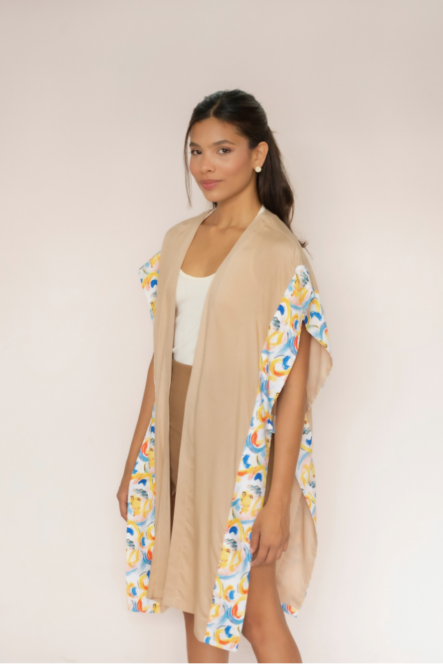 BEIGE KIMONO