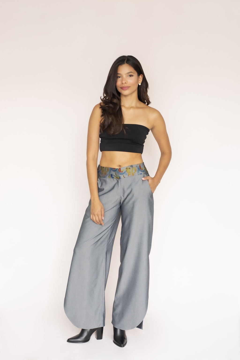ROUND-LEG PANTS